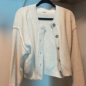 Free People sweater brand new birch cream